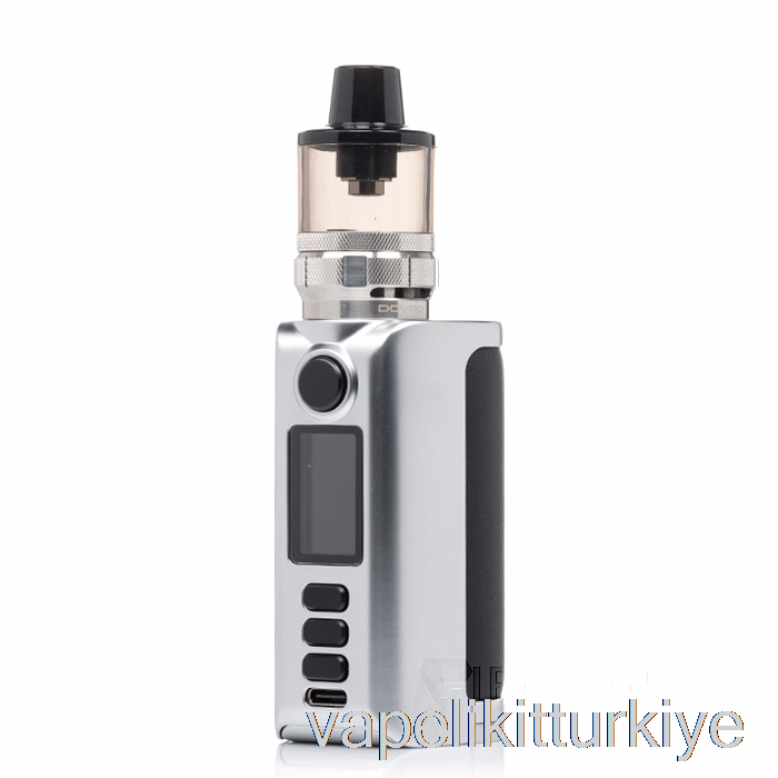 Elektronik Sigara Kalemi Vape Mate Dovpo Riva 200w Başlangıç ​​kiti Gümüş-siyah